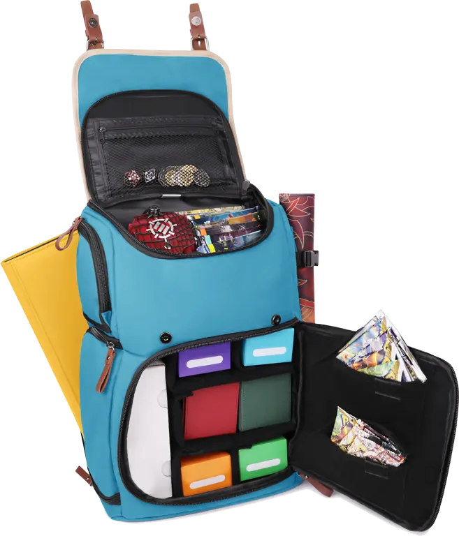 Enhance Trading Card Storage Backpack - Blue